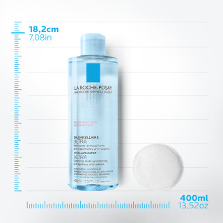 La Roche Posay Agua Micelar Pieles Reactivas 400 ml - Limpiadores faciales para piel sensible | STG Farma