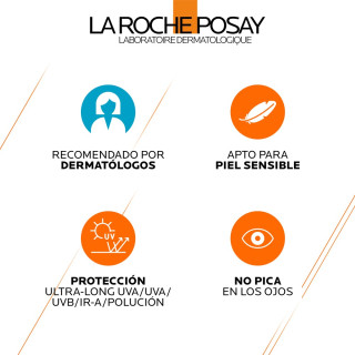 La Roche Posay Anthelios Fluido Invisible SPF50+ 50 ml - Protector solar piel sensible | STG Farma