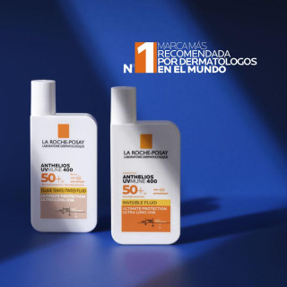 La Roche Posay Anthelios Fluido Invisible SPF50+ 50 ml - Protector solar piel sensible | STG Farma