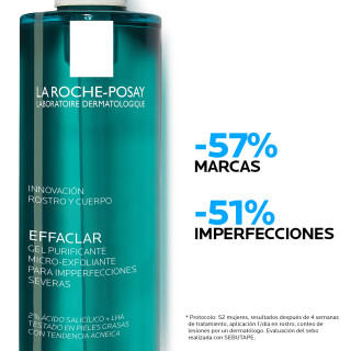 La Roche Posay Effaclar Gel Purificante Microexfoliante 400 ml - Limpieza | STG Farma