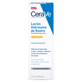 CeraVe Loción Hidratante Facial SPF50 52 ml - Crema | STG Farma