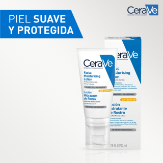 CeraVe Loción Hidratante Facial SPF30 52 ml - Crema | STG Farma