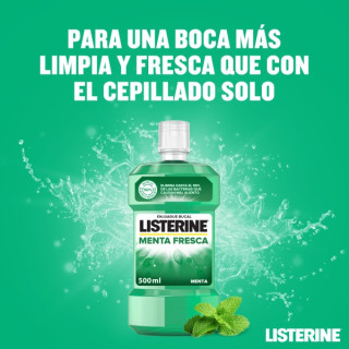 Listerine menta fresca 500 ml - Colutorios | STG Farma