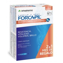 Forcapil Fortificante Keratina 60 cápsulas 2+1