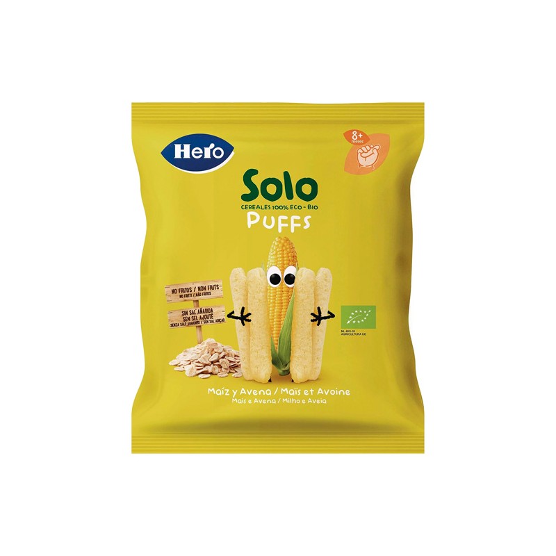 Hero Solo Puffs Sabor Avena 25g