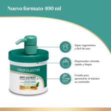 Trofolastin Antiestrías Potenciador Elasticidad 400 ml - beneficios