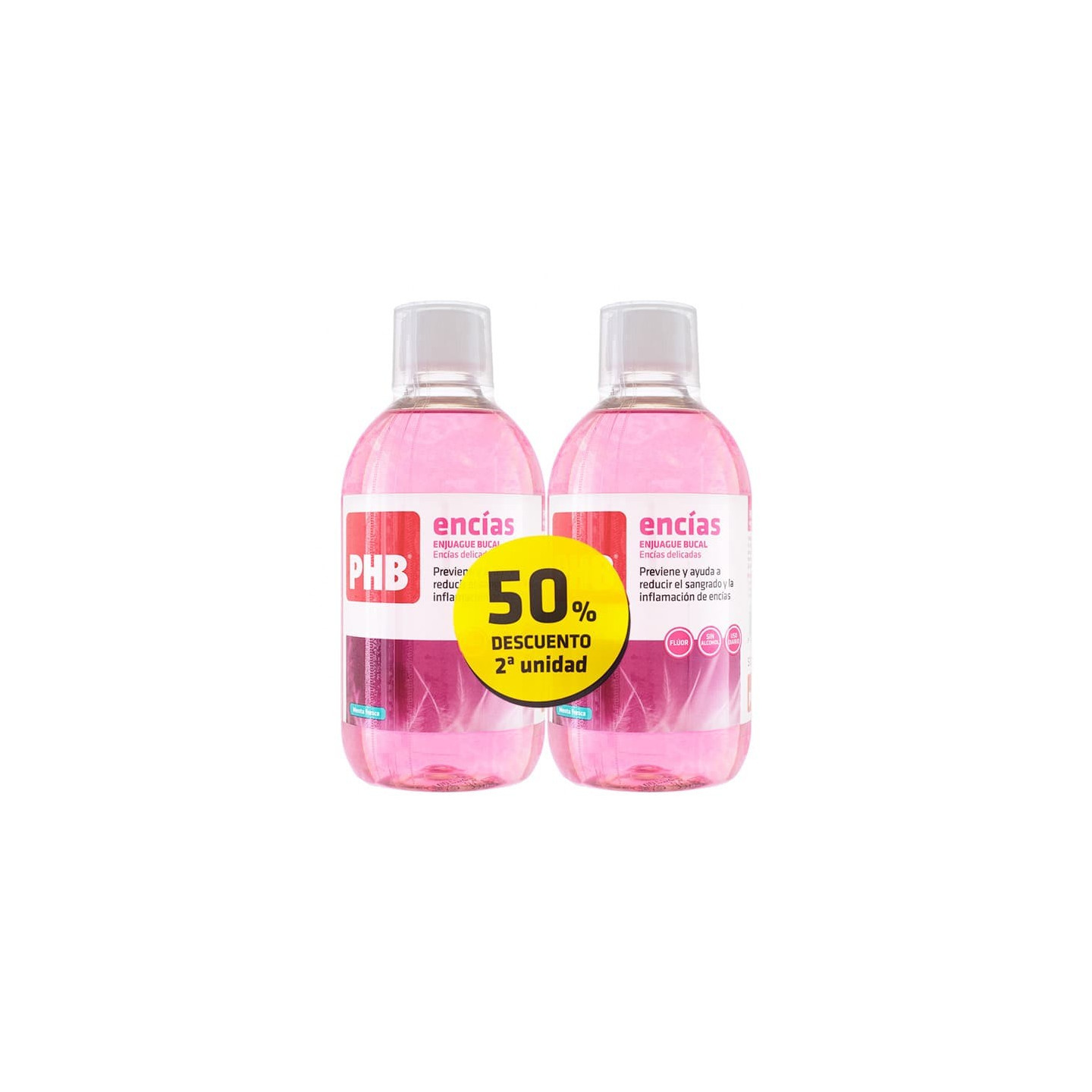 PHB Colutorio Encías Duplo 2x500ml