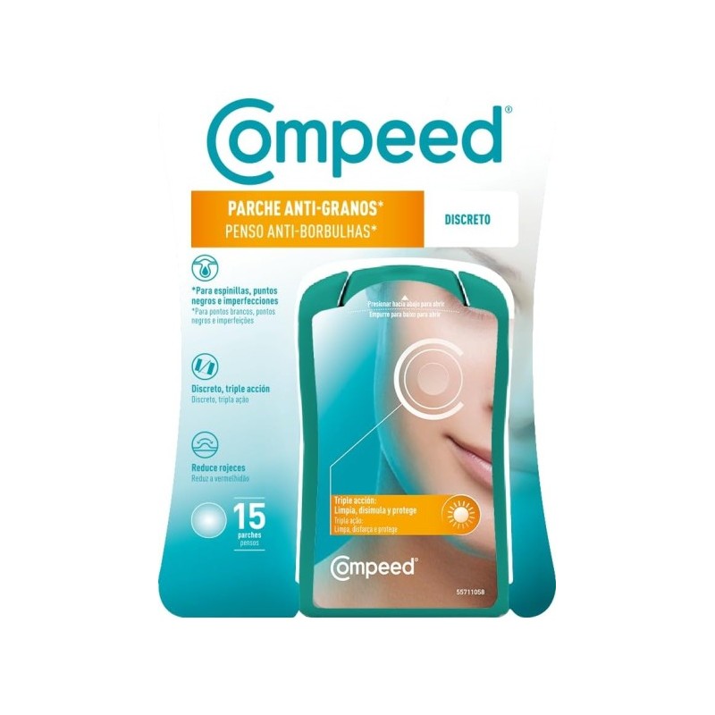 Compeed Parche Antigranos Discreto 15 unidades