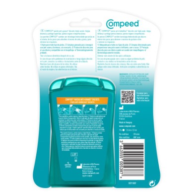 Compeed Parches Antigranos Discreto 15 unidades