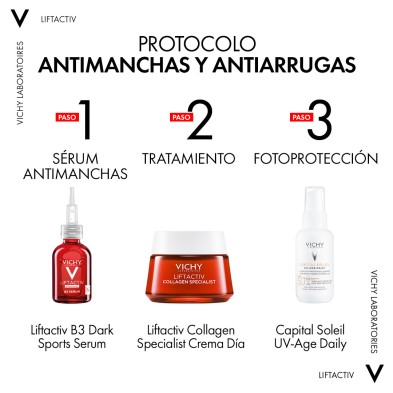 Vichy Liftactiv B3 Sérum Antimanchas 30 ml - protocolo