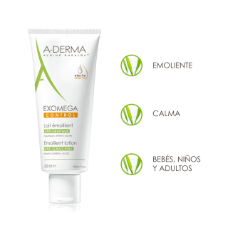 Aderma Exomega Control Leche Emoliente 200 ml - Limpieza | STG Farma