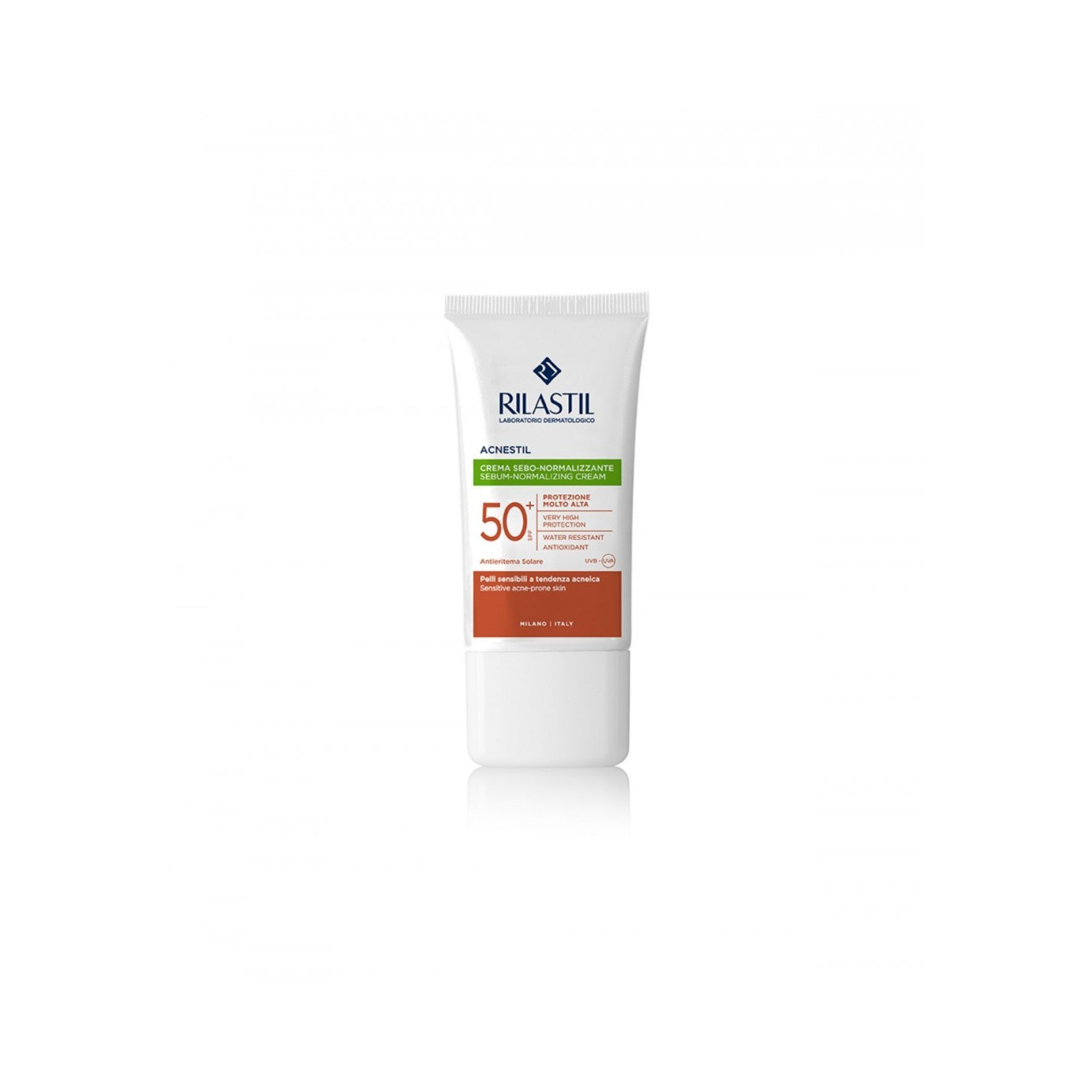 Rilastil Acnestil Crema Sebonormalizante SPF 50 - frente