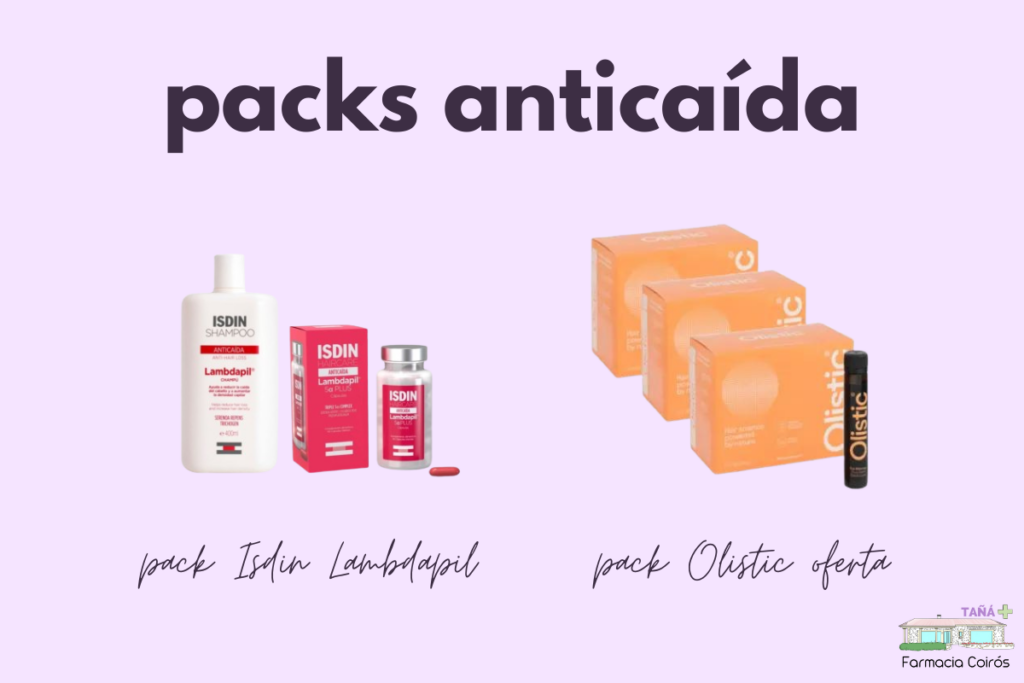 packs caída del pelo